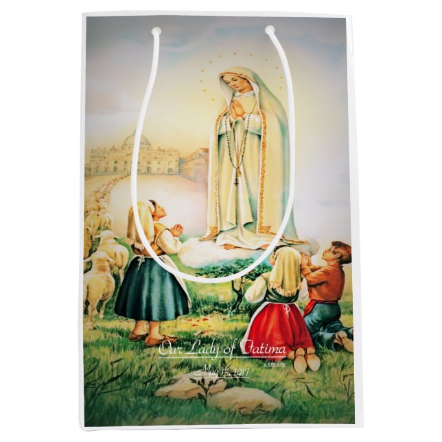 Unsere Dame von Fatima 1917 Mittlere Geschenktüte (Vorderseite)