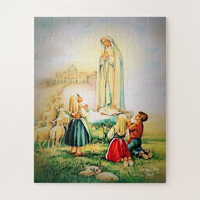Unsere Dame von Fatima 1917 Puzzle (Vertikal)