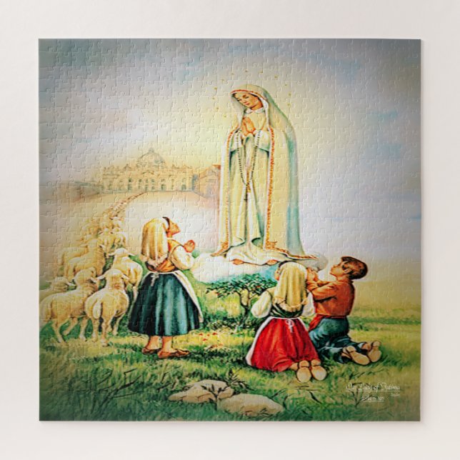 Unsere Dame von Fatima 1917 Puzzle (Vertikal)