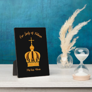 Unsere Dame von Fatima Fotoplatte