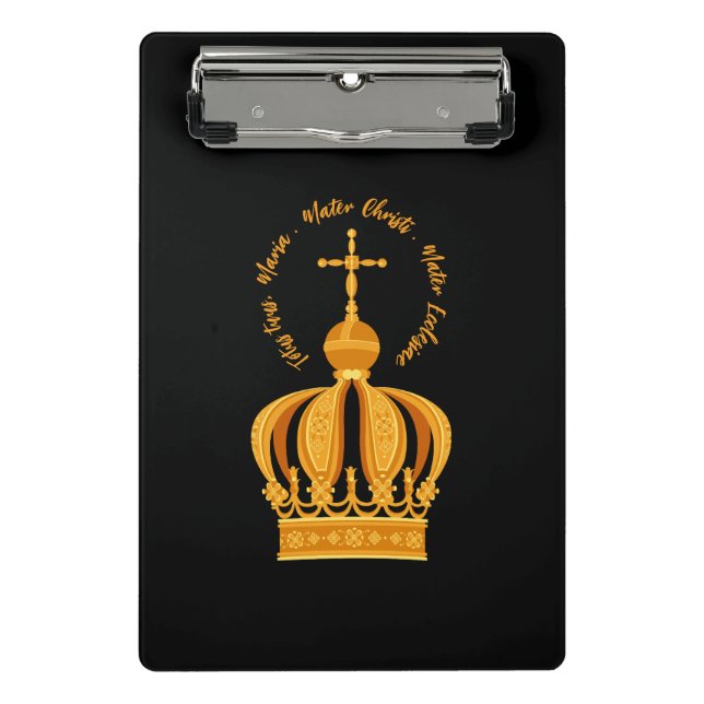 Unsere Dame von Fatima Mini Klemmbrett (Vorderseite)