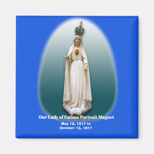 Unsere Dame von Fatima-Porträt Magnt Magnet