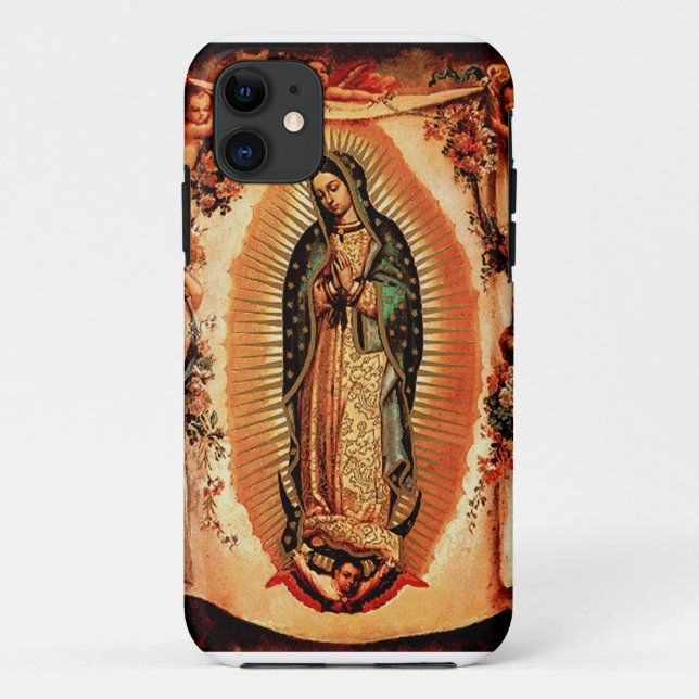 Unsere Dame von Guadalupe-Abdeckung Case-Mate iPhone Hülle (Rückseite)