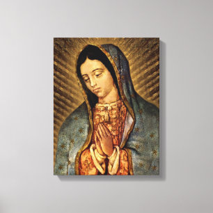 Unsere Dame von Guadalupe, ein ehrenvolles Bild Leinwanddruck