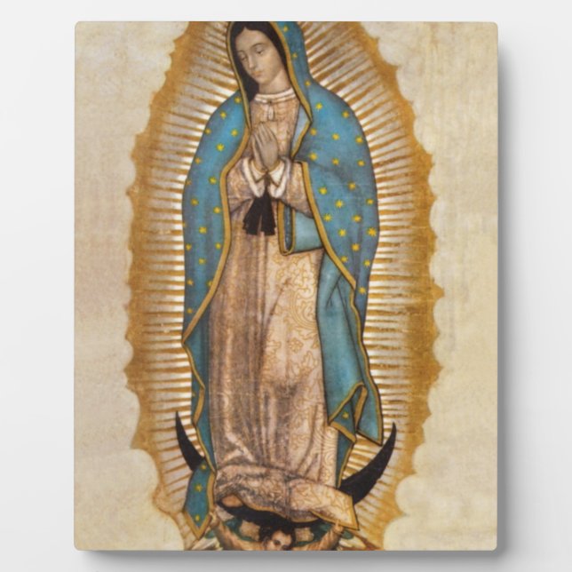 Unsere Dame von Guadalupe Fotoplatte (Vorderseite)