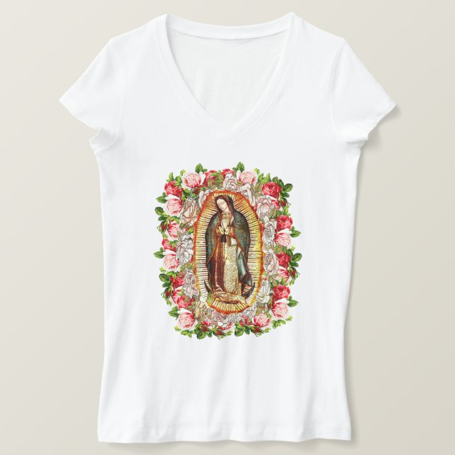 Unsere Dame von Guadalupe, JUNGFRAU GUADALUPE T-Shirt (Design vorne)