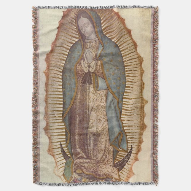 Unsere Dame von Guadalupe Mauer hängt an der Decke (Vorderseite Vertikal)