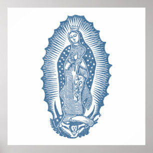 Unsere Dame von Guadalupe Poster