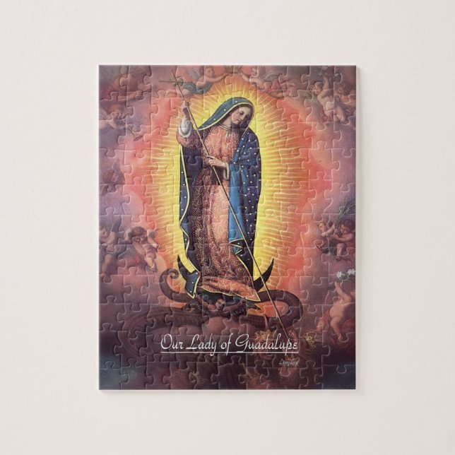 Unsere Dame von Guadalupe Rev. 12 Puzzle (Vertikal)