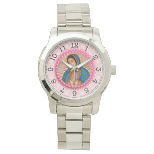 Unsere Dame von Guadalupe Roses Armbanduhr
