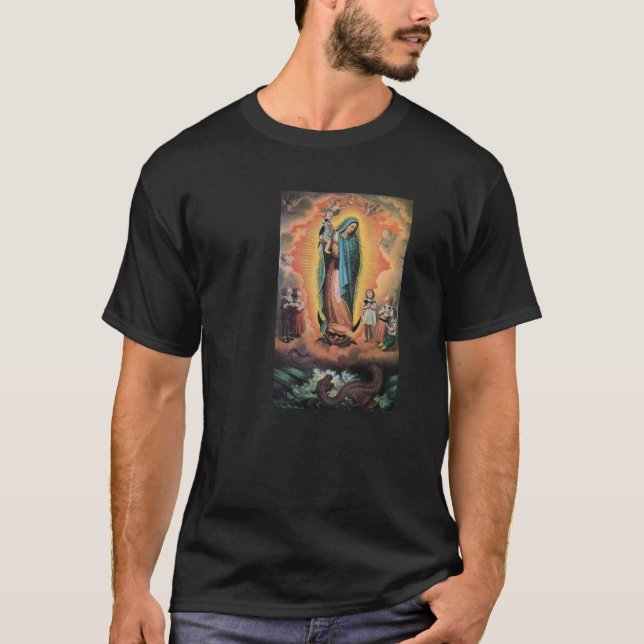 Unsere Dame von Guadalupe T-Shirt (Vorderseite)
