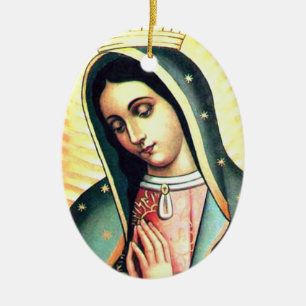 Unsere Dame von Guadalupe-Verzierung Keramik Ornament