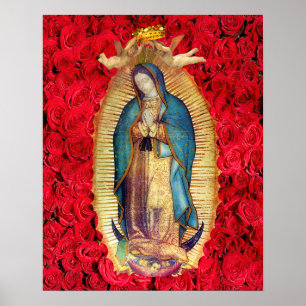 Unsere Dame von Guadalupe Virgen de Guadalupe # 10 Poster