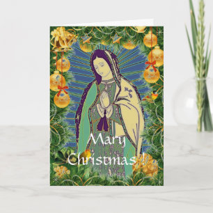 Unsere Dame von Guadalupe Weihnachten Karte