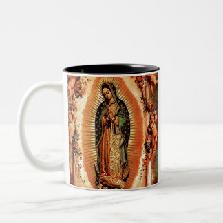 Unsere Dame von Guadalupe Zweifarbige Tasse
