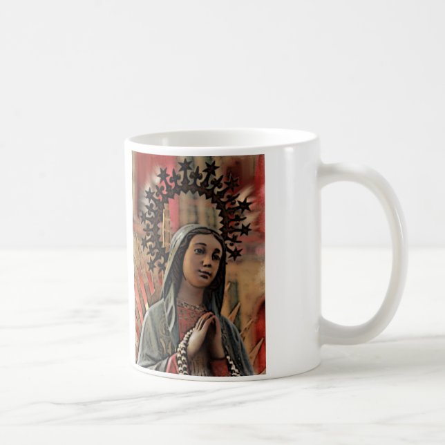 Unsere Dame von GuadalupeNuestra Senorade Kaffeetasse (Rechts)