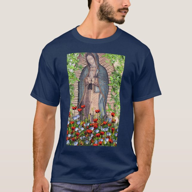 Unsere Dame von Guadeloupe T-Shirt (Vorderseite)