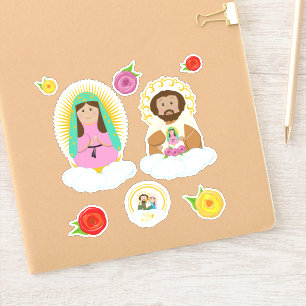 Unsere Dame von Gudalupe & St. Juan Diego Aufkleber