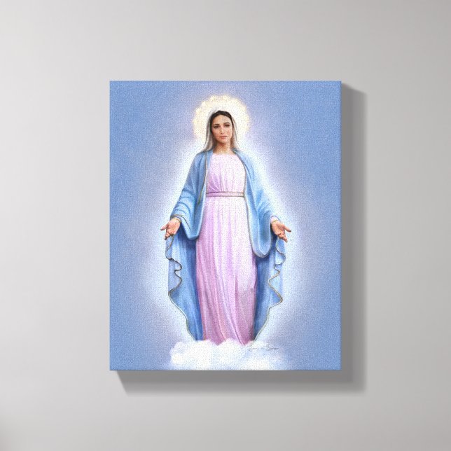 Unsere Dame von Medjugorje, 8" x 10", Leinwand (Vorderseite)