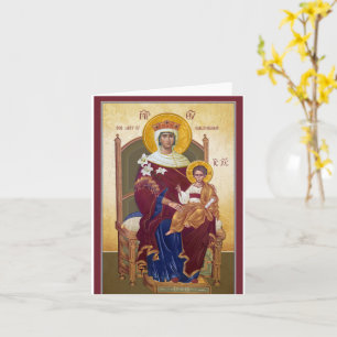 Unsere Dame Walsingham - die Theotokos  Karte