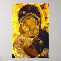 Unsere Dame Wladimir Jungfrau Mary Icon