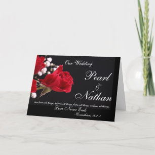 Unsere Einladungen zu Hochzeiten-Rose