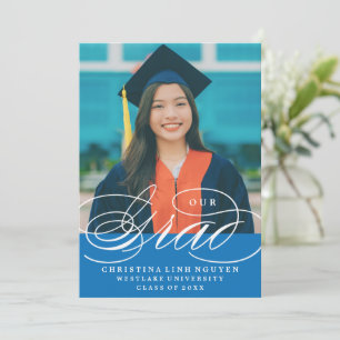UNSERE ELEGANTE SCRIPT GRAD   ABITUR-EINLADUNG EINLADUNG