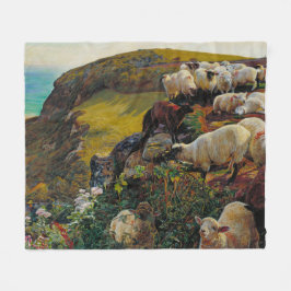 Unsere englische Küste oder Strayed Sheep William Fleecedecke
