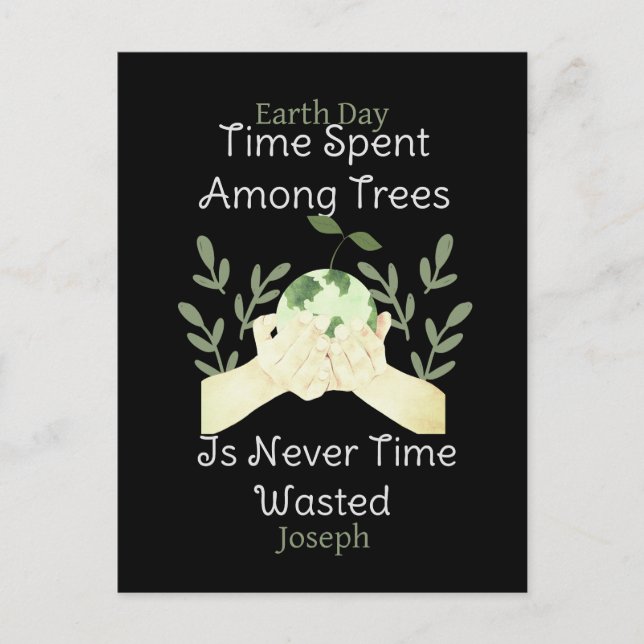 Unsere Erde, Erde, Tag, Liebe, Erde, Wissenschaft  Postkarte (Vorderseite)