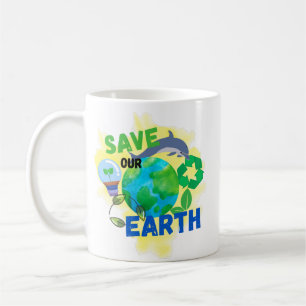 Unsere Erde gerettet Kaffeetasse