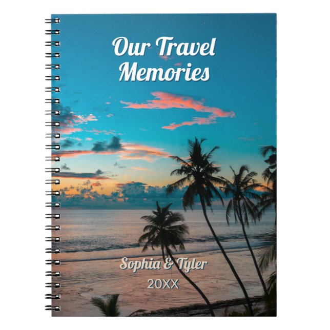 Unsere Erinnerungen für Reisen, Heimwerkernamensna Notizblock (Vorderseite)