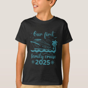 Unsere erste Familienkreuzfahrt 2025 Sommerferienr T-Shirt