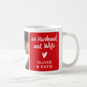 Unsere erste gemeinsame Valentins Collage als Ehep Kaffeetasse