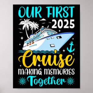 Unsere erste Kreuzfahrt 2025 Gemeinsame Familienre Poster