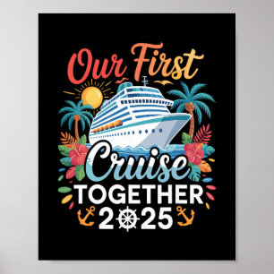 Unsere erste Kreuzfahrt 2025 Gemeinsame Reise Pass Poster