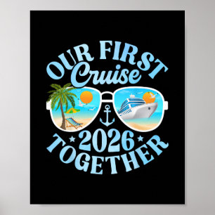 Unsere erste Kreuzfahrt 2026 Zusammen Passendes Pa Poster