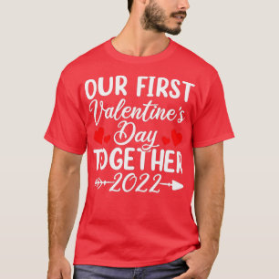 Unsere erste Valentinstag-Zusammen-Kleidung, Paar T-Shirt