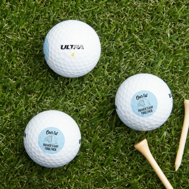 Unsere erste Vatertagskunst Golfball (Insitu Gras)