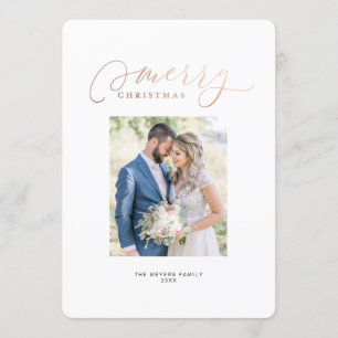 Unsere erste Weihnachts Mr. & Mrs. Einladung