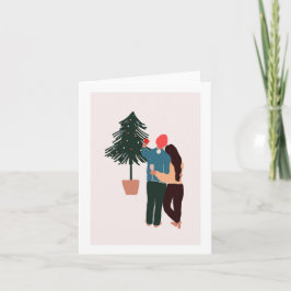 Unsere erste Weihnachts-Weihnachtskarte Karte