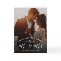 Unsere erste Weihnachtsfeier als Foto und Mr.