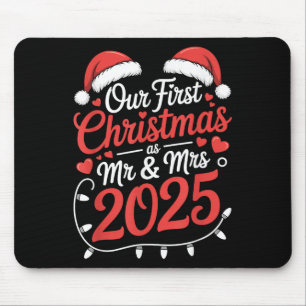 Unsere erste Weihnachtsfeier als Frau 2025 Verheir Mousepad