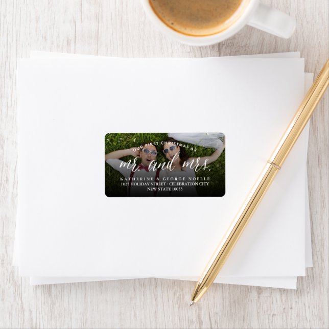 Unsere erste Weihnachtsrede als Foto und Mr. Adressaufkleber (Insitu)