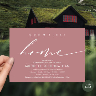 Unsere erste Zuhause, Party-Feier Einladung