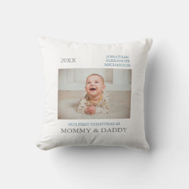 Unsere ersten Weihnachten als Eltern Kissen