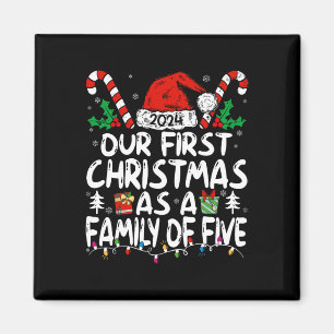 Unsere ersten Weihnachten als Familie von fünf 202 Magnet
