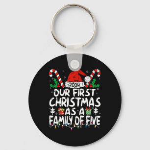 Unsere ersten Weihnachten als Familie von fünf 202 Schlüsselanhänger