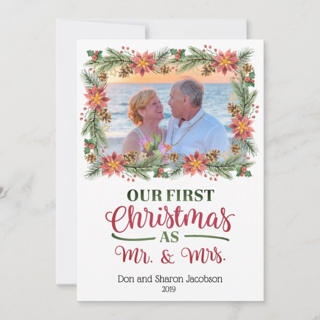 Unsere ersten Weihnachten als Herr. & Mrs. - Benut (Vorderseite)