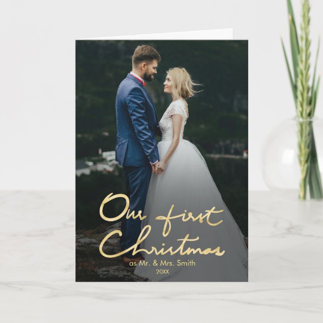 Unsere ersten Weihnachten als Herr. & Mrs. | Neuve (Vorderseite)