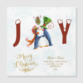 Unsere ersten Weihnachten als Herr. & Mrs. Niedlic Magnetkarte